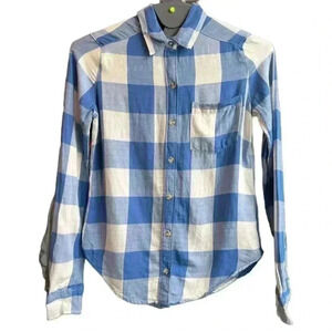 Abercrombie & Fitch Button-Down Blue Shirt SZ XS